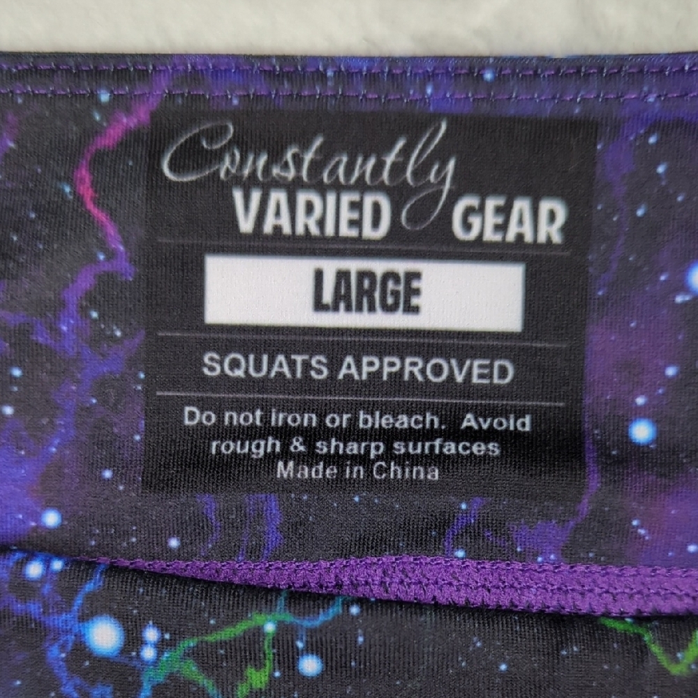 Constantly Varied Gear Women's Galaxy Print Capri Leggings - Picture 5 of 12